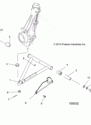 SUSPENSION A-ARM and STRUT MOUNTING - A15DAH57EJ (100032)