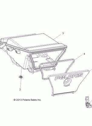 BODY STORAGE BOX REAR - A15SAA32EH (49ATVSTORAGERR14SP570)