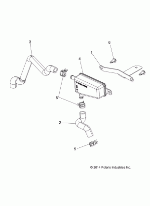 ENGINE BREATHER - A15SAA32EH (49ATVBREATHER15SPETX)