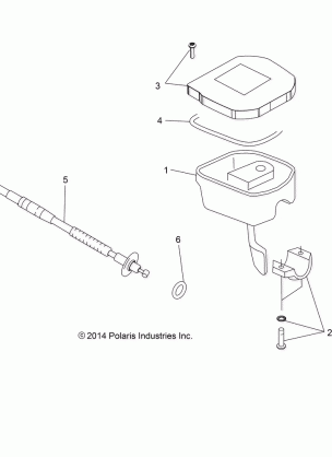 STEERING CONTROLS THROTTLE ASM. and CABLE - A15SAA32EH (49ATVCONTROLS15HAWK)