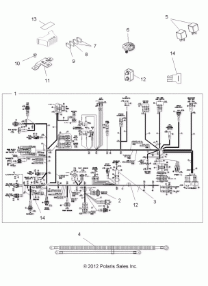 ELECTRICAL HARNESSES - A15S6A76FA (49ATVHARNESS136X6)