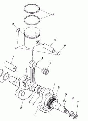 Crankshaft and Piston Assembly (4914771477033A)