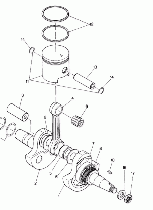 Crankshaft and Piston Assembly (4914761476039A)