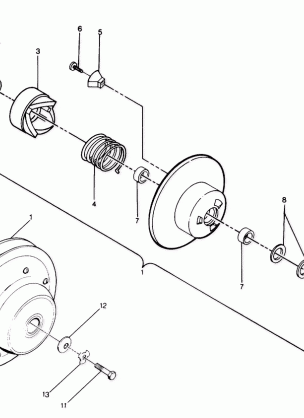 Driven Clutch Assembly (4914761476025A)