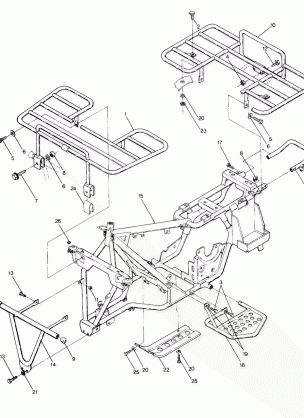 Frame Assembly with Racks (4914761476003A)