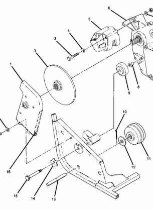 Right Hand Gearcase and Brake Mounting (4914781478029A)