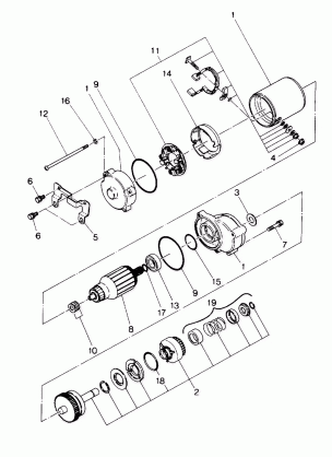 Starting Motor Assembly (4914781478035A)