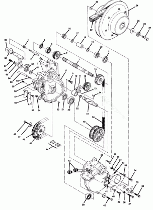 Gearcase Assembly (4914781478025A)