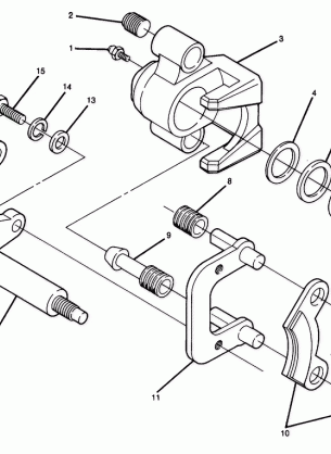 Front Brake Assembly 1988 Trail Boss Update-4 / 14 / 88 (4914891489016A)