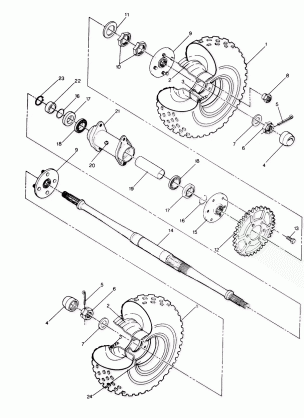 Rear Wheel Drive Assembly (4913501350017A)