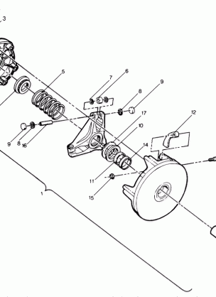 Drive Clutch Assembly (4913501350023A)