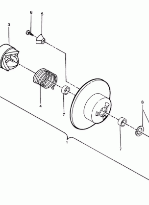 Driven Clutch Assembly (4913501350024A)