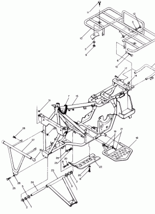Frame Assembly with Racks (4913491349003A)