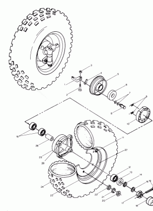 Front Wheel Assembly (4913501350015A)