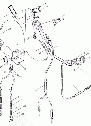 Hand Control Cable Assembly (4913501350013A)