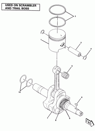 Crankshaft and Piston Assembly (4911991199044A)