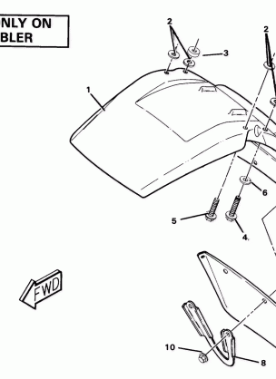 Front Fender-Scrambler. (4911991199010A)