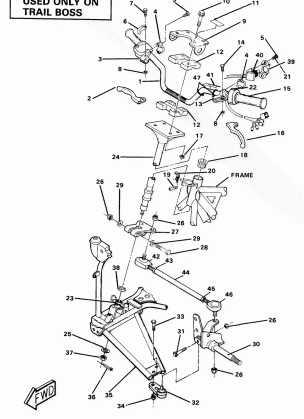 Steering Assembly-Trail Boss (4911991199016A)