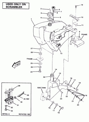 Fuel Tank Assembly-Scrambler (4911991199014A)