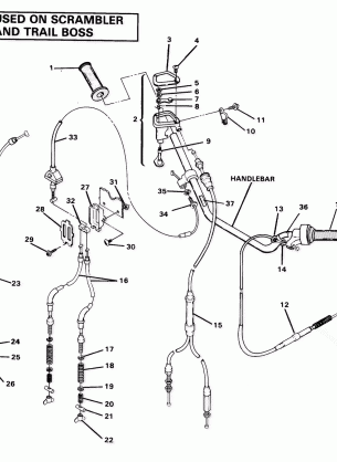 Hand Control Cable Assembly (4911991199018A)