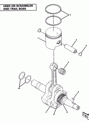 Crankshaft and Piston Assembly (4911701170044A)
