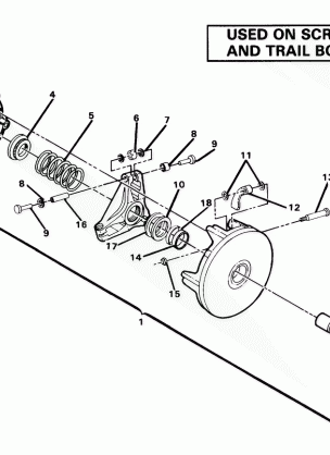 Drive Clutch Assembly. (4911991199035A)