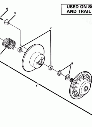 Driven Clutch Assembly. (4911991199036A)