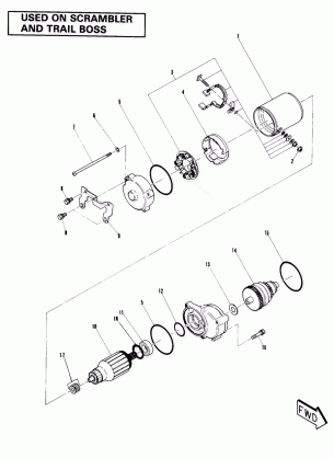 Starting Motor Assembly (4911991199050A)