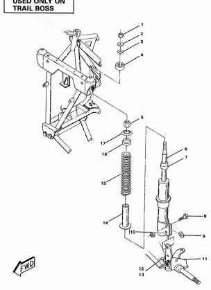 Strut Assembly-Trail Boss (4911991199024A)