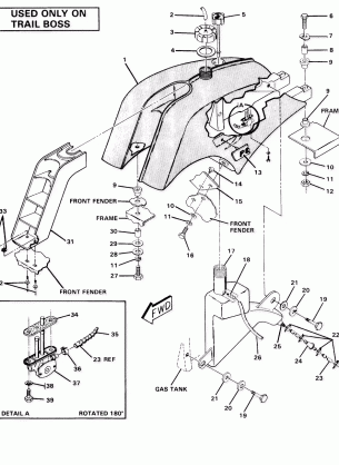 Fuel Tank Assembly-Trail Boss (4910981098012A)