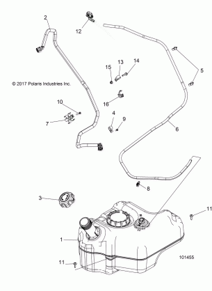 BODY FUEL TANK - A18DAA50B7 (101455)