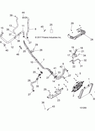 ENGINE COOLING SYSTEM - A18DAA50B7 (101269)