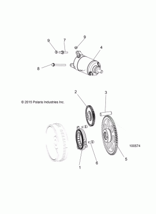 ENGINE STARTER DRIVE - A18DAA50B7