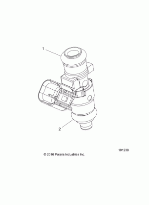 ENGINE FUEL INJECTOR 2521403 O-RINGS - A18SDA57F1 / SDE57F1 (101239)