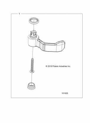 CONTROLS THROTTLE ASSEMBLY THROTTLE LEVER KIT - A18SDA57F1 / SDE57F1 (101025)