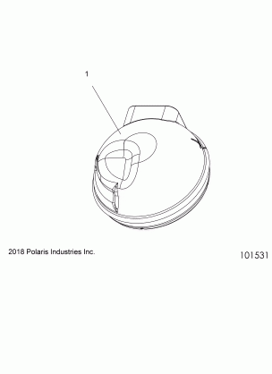 BODY FUEL PUMP COVER - A18DAA50B7 (101531)