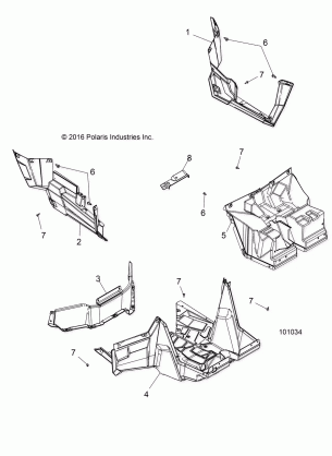 BODY FLOOR AND ROCKER PANELS - A18DAA50B7 (101034)