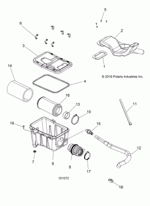 ENGINE AIR INTAKE SYSTEM - A18SEA57F1 / SEE57F1 / 7