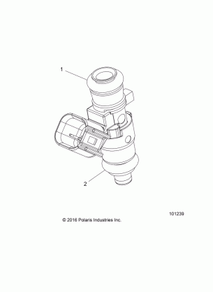 ENGINE FUEL INJECTOR 2521403 O-RINGS - A18SEA57B1 / 7 / 9 / L2 / L5 / L7 / E57B1 / 7 / 9 / F57B8 (101239)