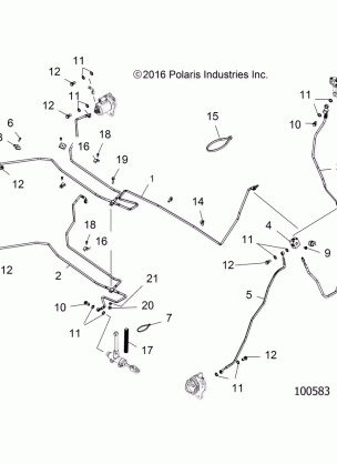 BRAKES BRAKE LINES - A18SEF57N5 (100583)