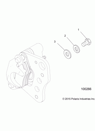 BRAKES FRONT CALIPER MOUNTING - A18SEF57N5 (100266)