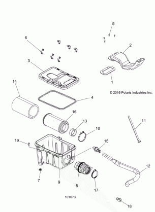 ENGINE AIR INTAKE SYSTEM - A18SES57F1 / F7 / SET57F1 (101073)