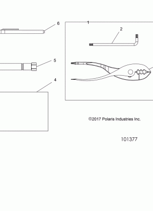 TOOLS TOOL KIT - A18SES57F1 / F7 / SET57F1 (101377)