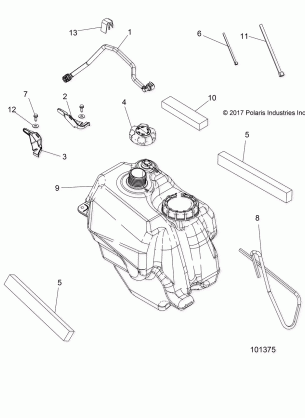 BODY FUEL TANK ASM. - A18SES57F1 / F7 / SET57F1 (101375)