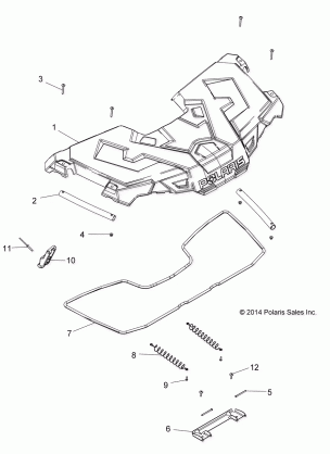 BODY STORAGE FRONT - A18SHE57FS