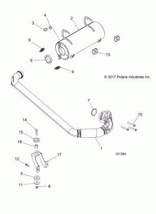 ENGINE EXHAUST SYSTEM - A18DAA57F5