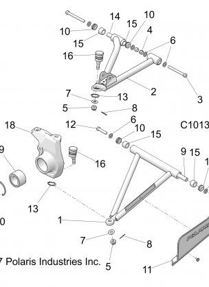 SUSPENSION FRONT - A18SHE57FS (C101360)