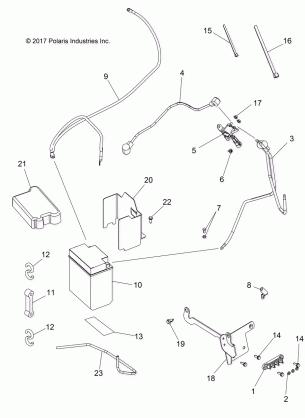 ELECTRICAL BATTERY - A18SHE57FS (101376)