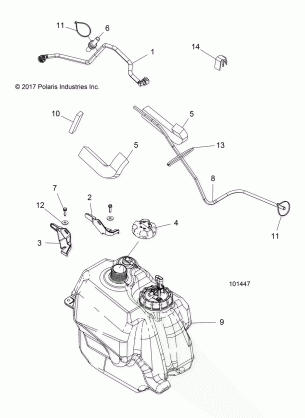 BODY FUEL TANK ASM. - A18SUE57N5 (101447)