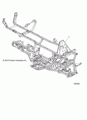 CHASSIS FRAME - A18SJS57CU (100506)